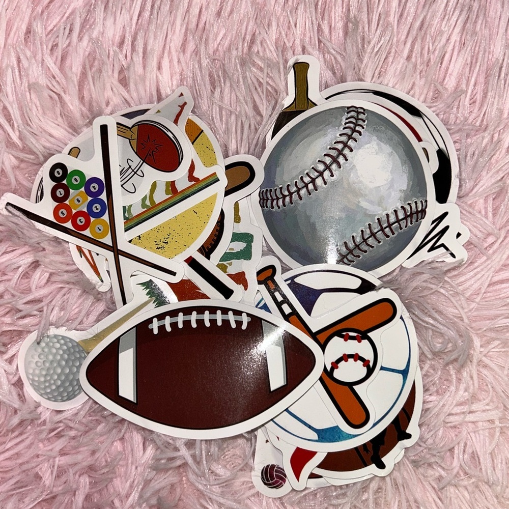 Sports Themed Sticker Set - Picture 2 of 2